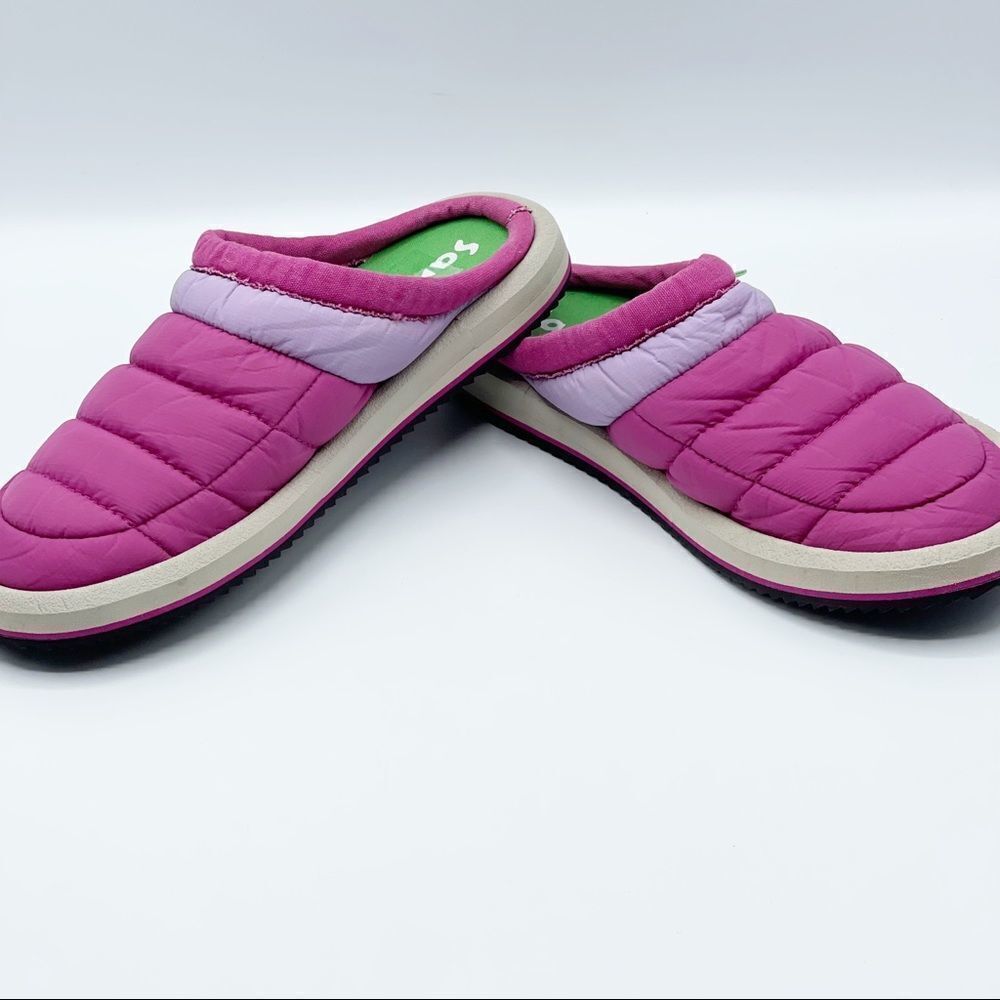 Sanuk Puff and Chill pink slip on house shoes - Picture 4 of 6